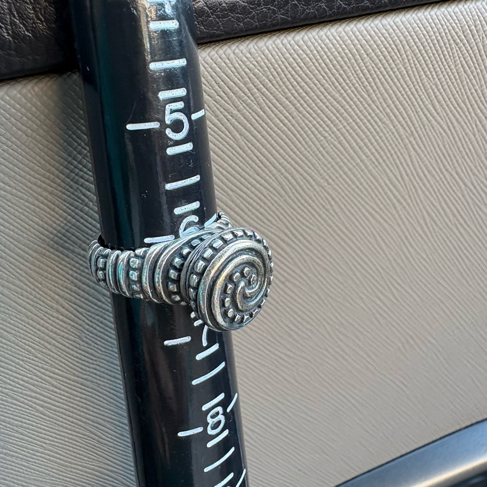 James Avery Retired Sterling Silver African Beaded Ring Size 6 - Picture 3 of 7